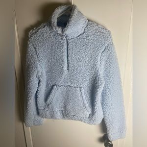 FashionNova Women’s Teddy half zip Jakcet